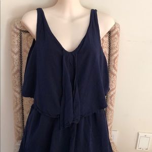Navy Blue Romper